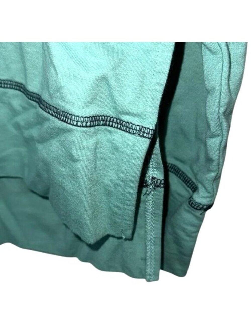 Studio Park Womens Green Pullover Long-Sleeve Top Eat Sleep Move Graphic Size M - Picture 5 of 7